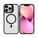 Rixus Classic 03 Case With MagSafe Compatible For Apple iPhone 13 Pro Max Black