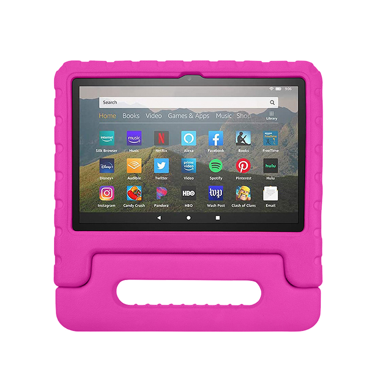 Rixus RXTC06 Tablet Kids Case For Apple iPad Mini 6 8.3 inch Pink