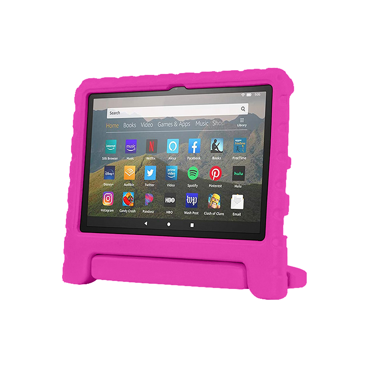 Rixus RXTC06 Tablet Kids Case For Apple iPad Mini 6 8.3 inch Pink