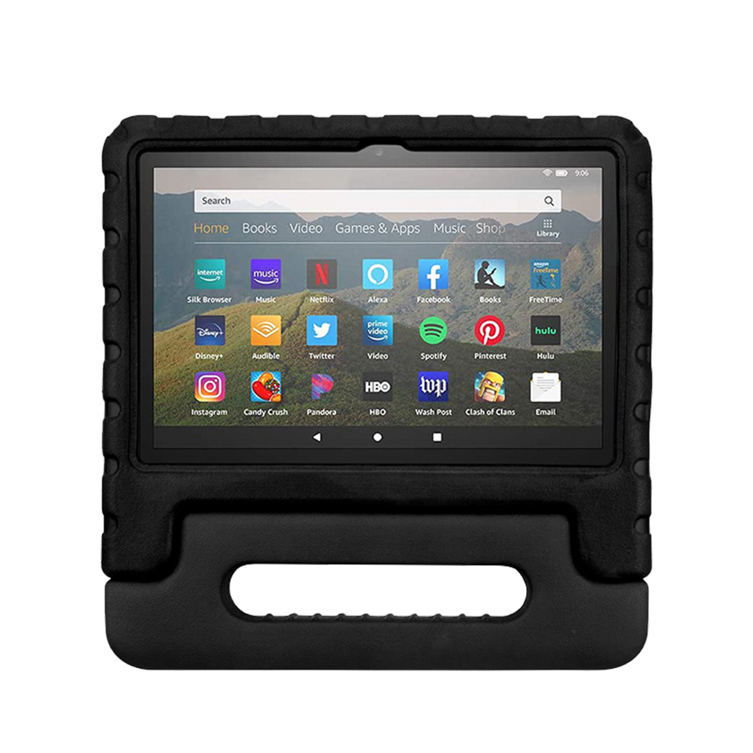 Rixus RXTC06 Tablet Kids Case For Apple iPad Pro 11 inch (2022,2021,2020,2018), iPad Air 4 10.9 inch (2020) Black