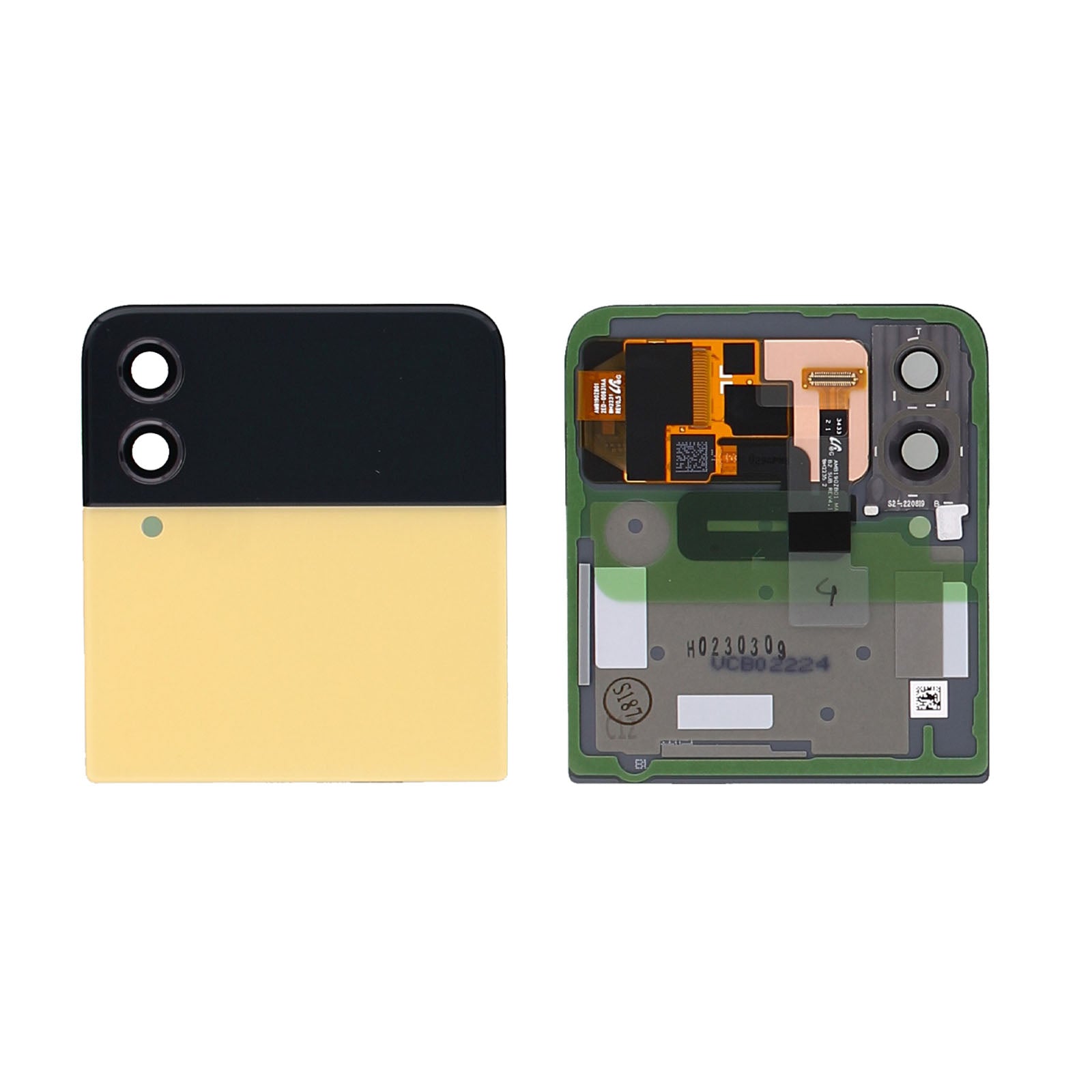 Samsung Galaxy Z Flip4 5G F721B Sub Display And Digitizer Yellow Service Pack