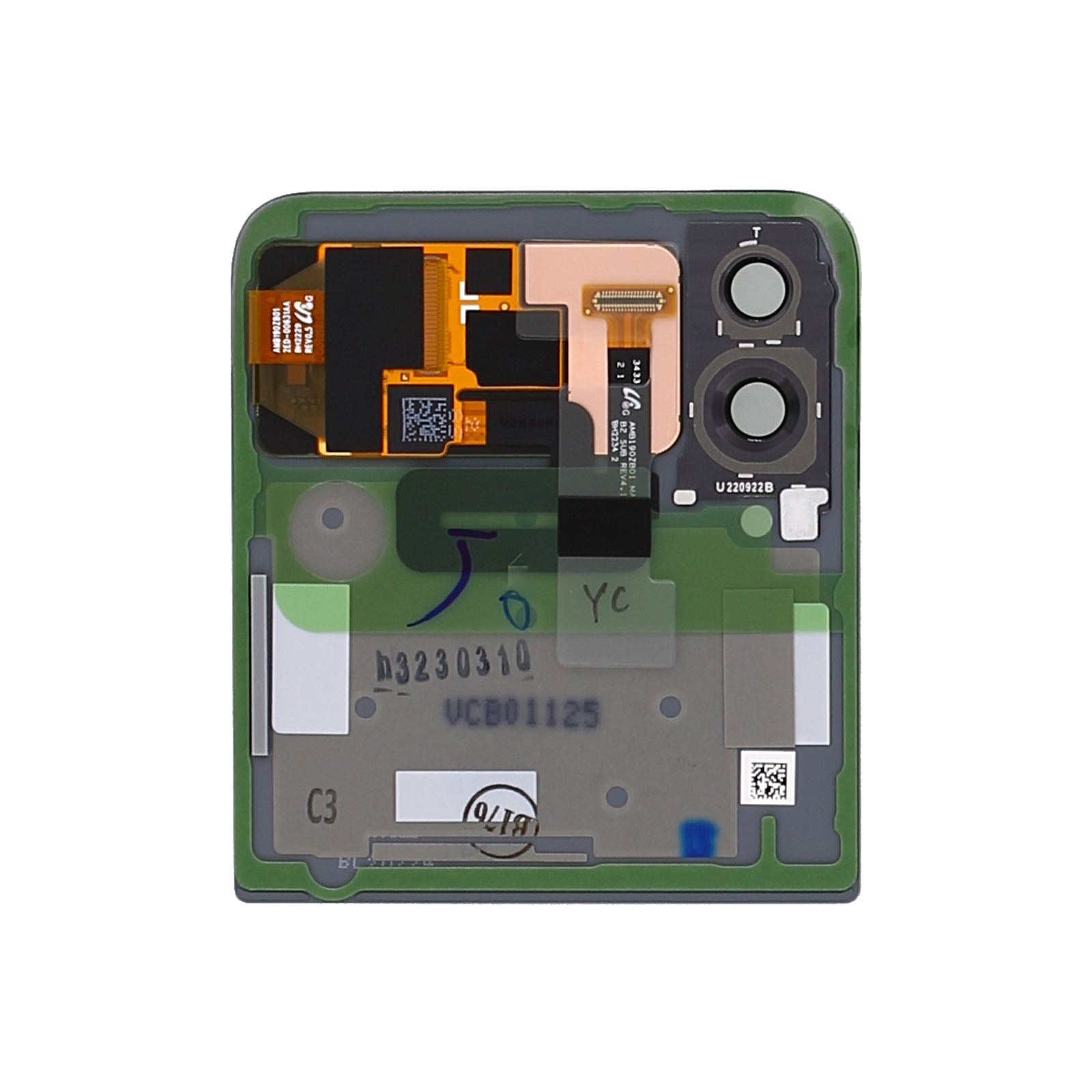 Samsung Galaxy Z Flip4 5G F721B Sub Display And Digitizer Khaki Service Pack
