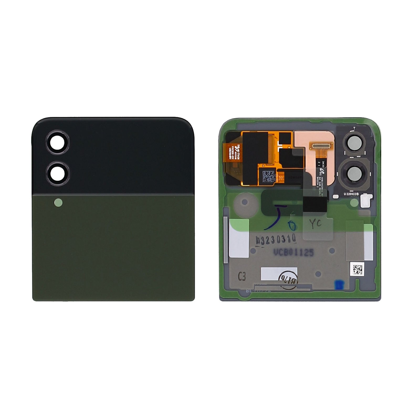 Samsung Galaxy Z Flip4 5G F721B Sub Display And Digitizer Khaki Service Pack