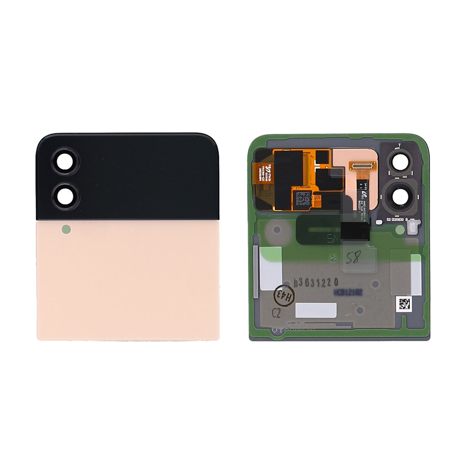 Samsung Galaxy Z Flip4 5G F721B Sub Display And Digitizer Pink Gold Service Pack