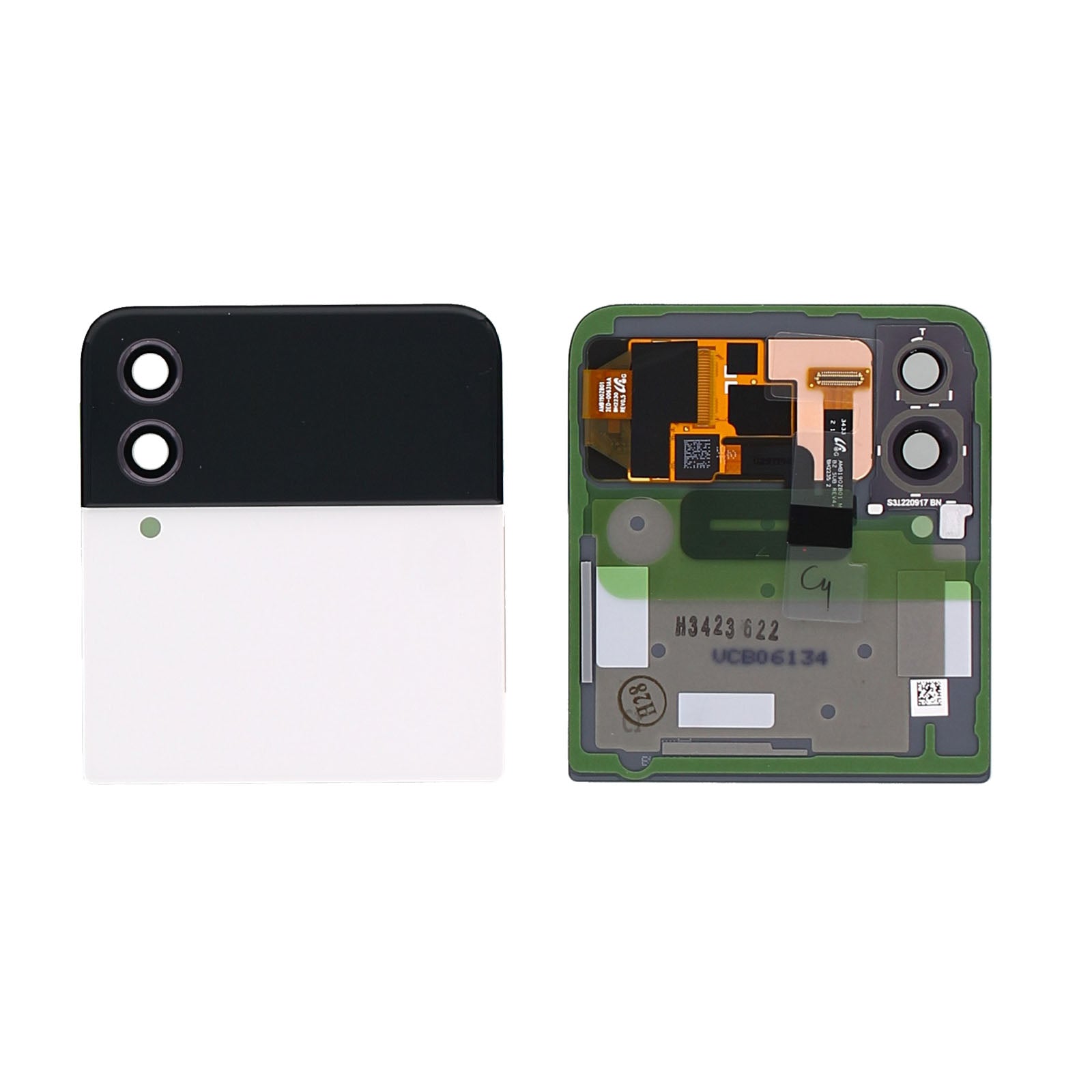 Samsung Galaxy Z Flip4 5G F721B Sub Display And Digitizer White Service Pack