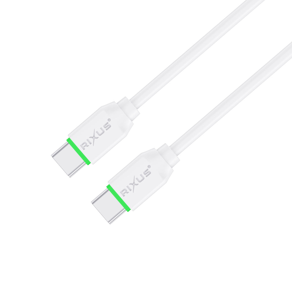Rixus RX2015 Data Sync And Fast Charge Cable USB-C to USB-C 1m