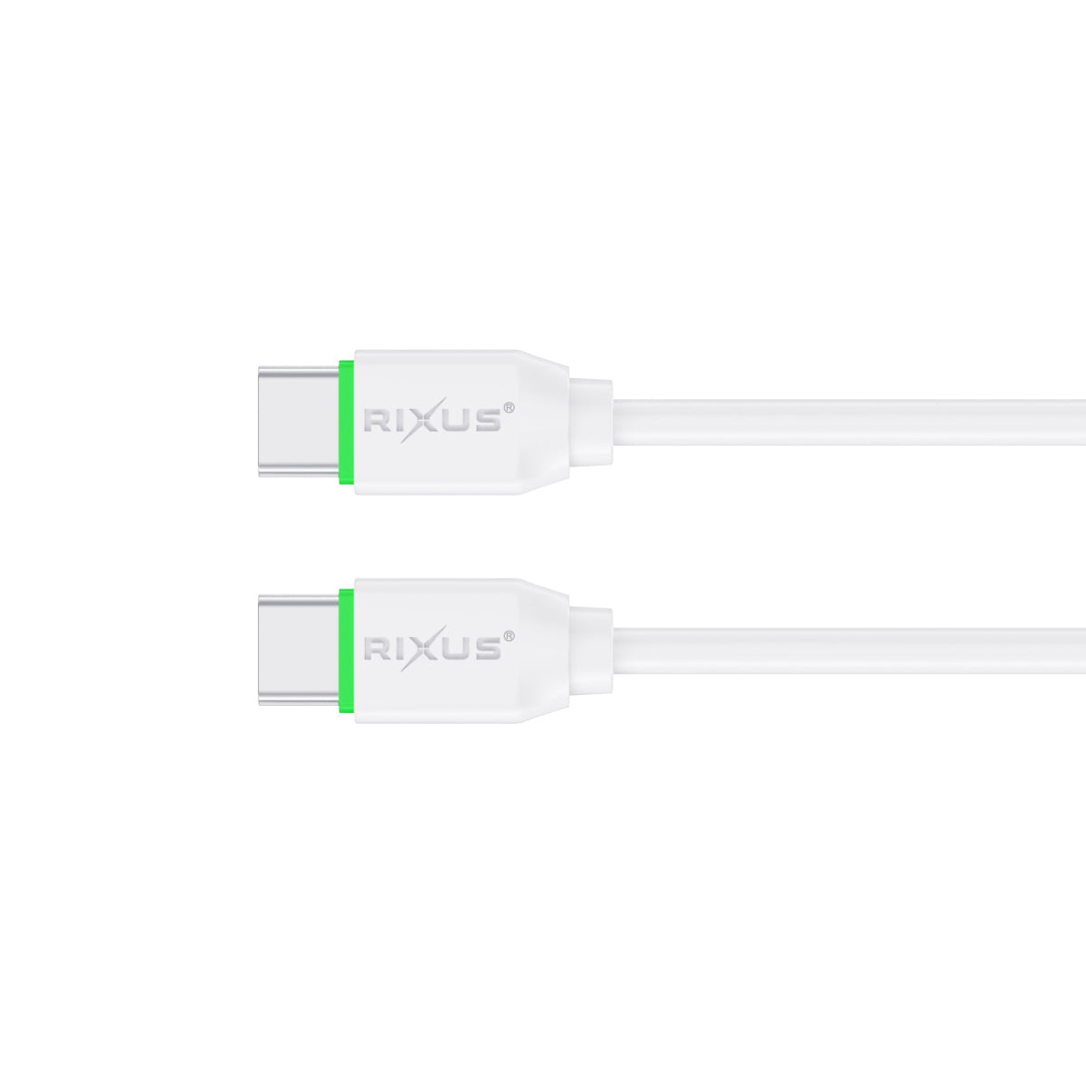 Rixus RX2015 Data Sync And Fast Charge Cable USB-C to USB-C 1m