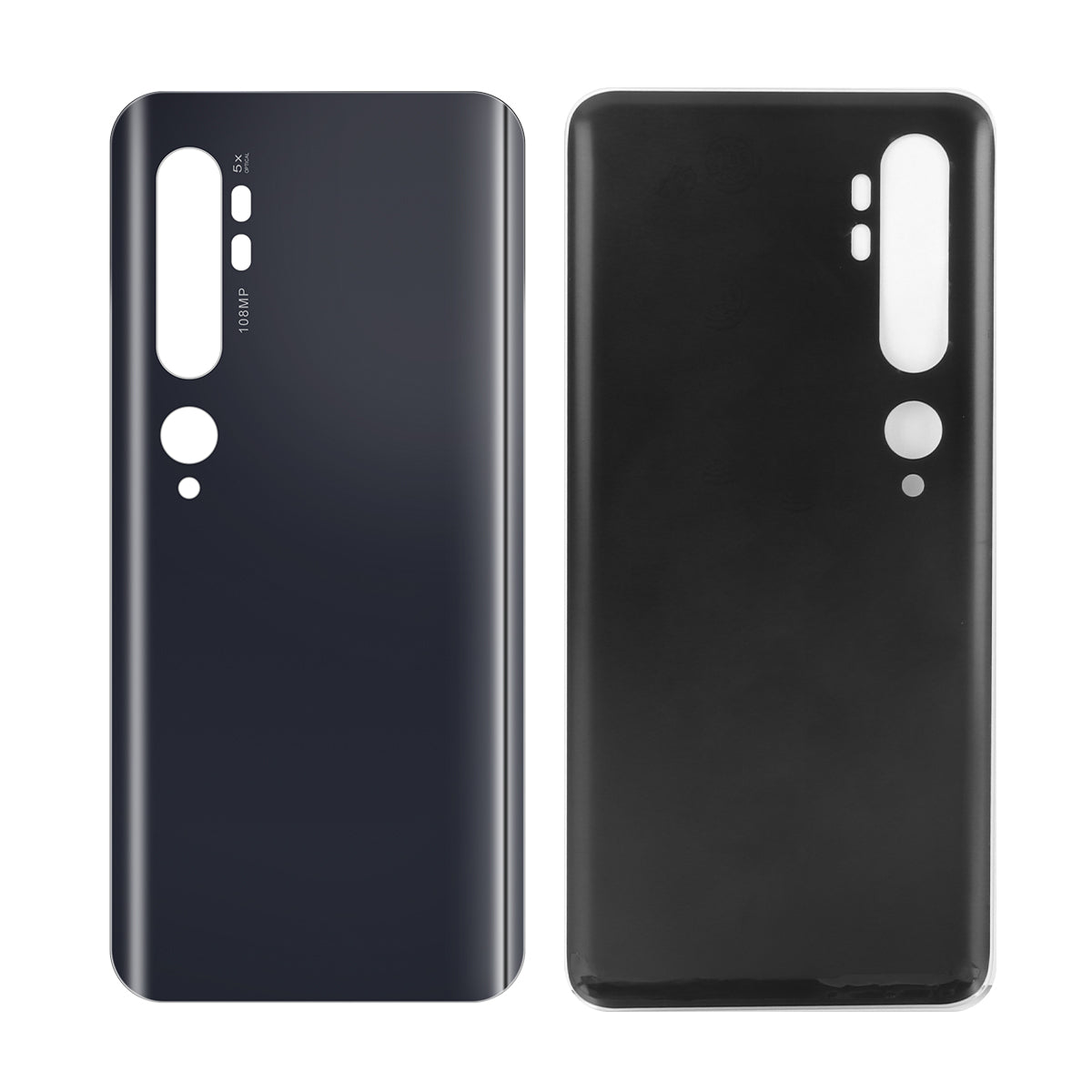 Xiaomi Mi Note 10, Mi Note 10 Pro Back Cover Without Lens Midnight Black OEM