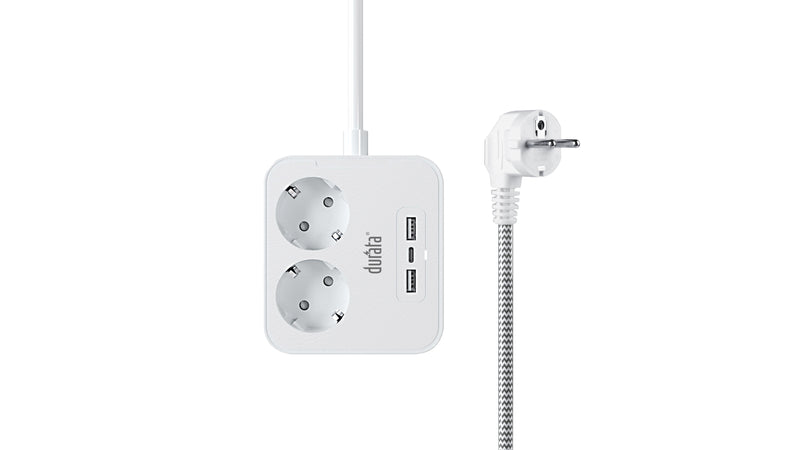 Durata Power Socket DRSK210B White