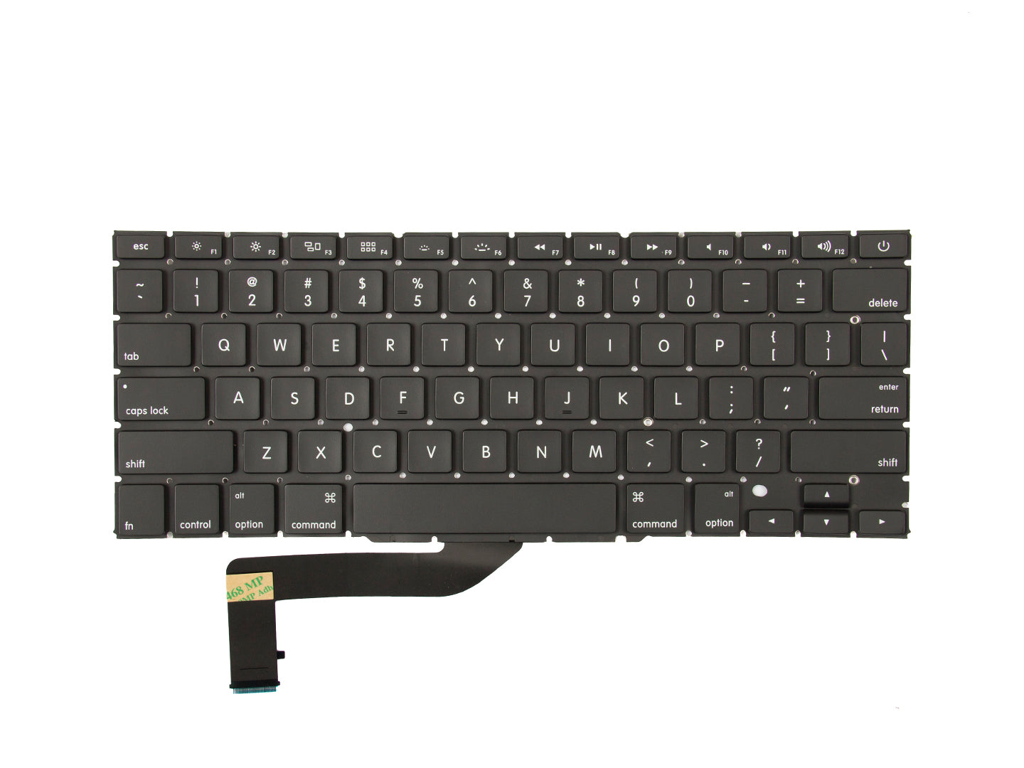 For Apple MacBook Pro (2012-2016) A1398 Keyboard US Black Pulled