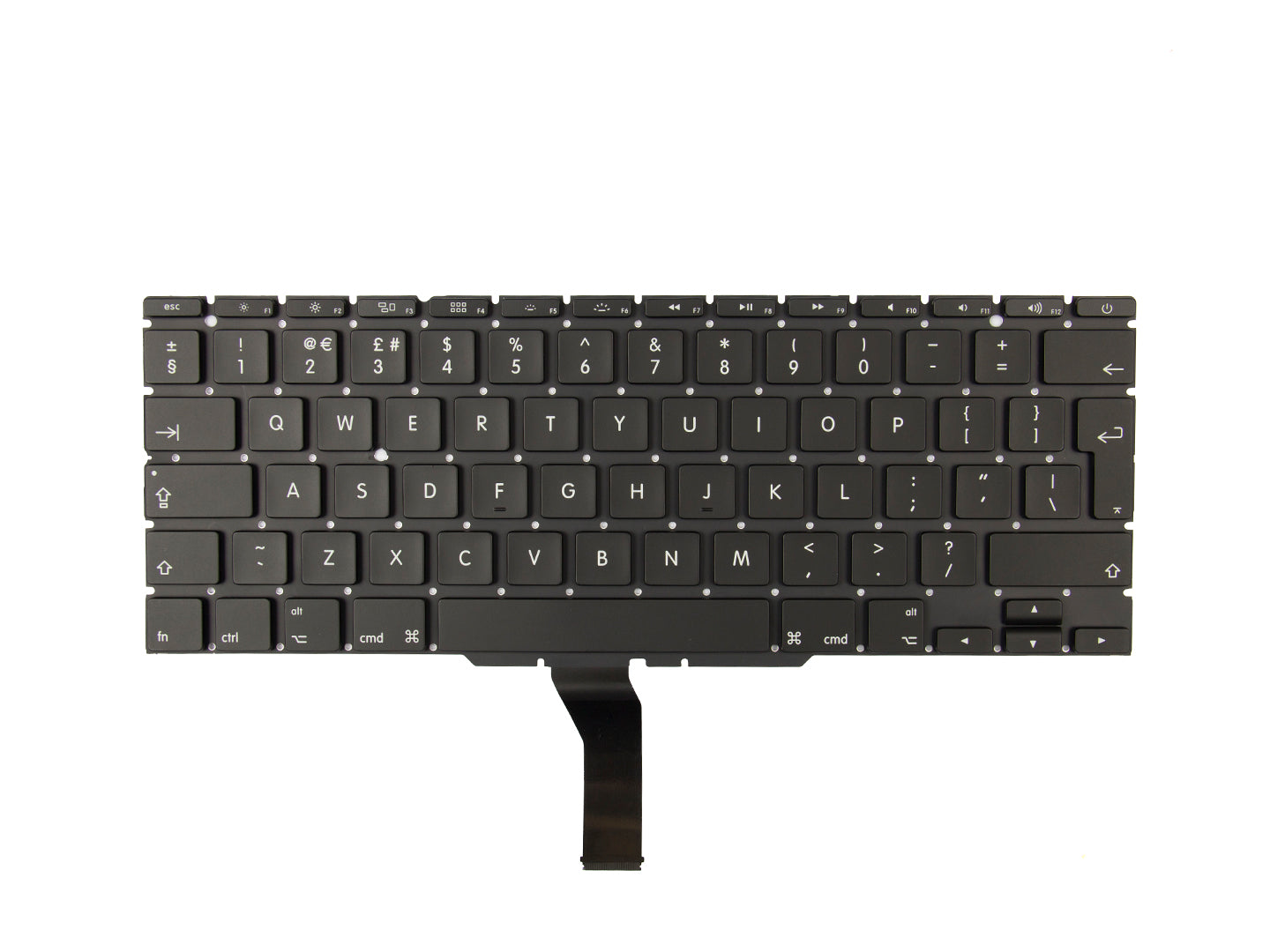 For Apple MacBook Air (2011-2016) A1465 Keyboard UK Black Pulled