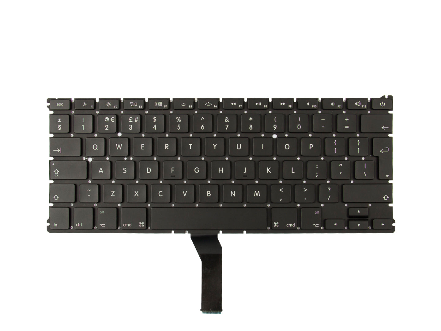 For Apple MacBook Air (2011-2016) A1466 Keyboard UK Black Pulled