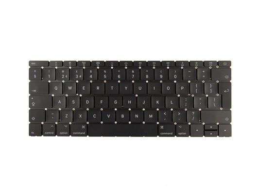 For Apple MacBook (2015) A1534 Keyboard UK Black Pulled