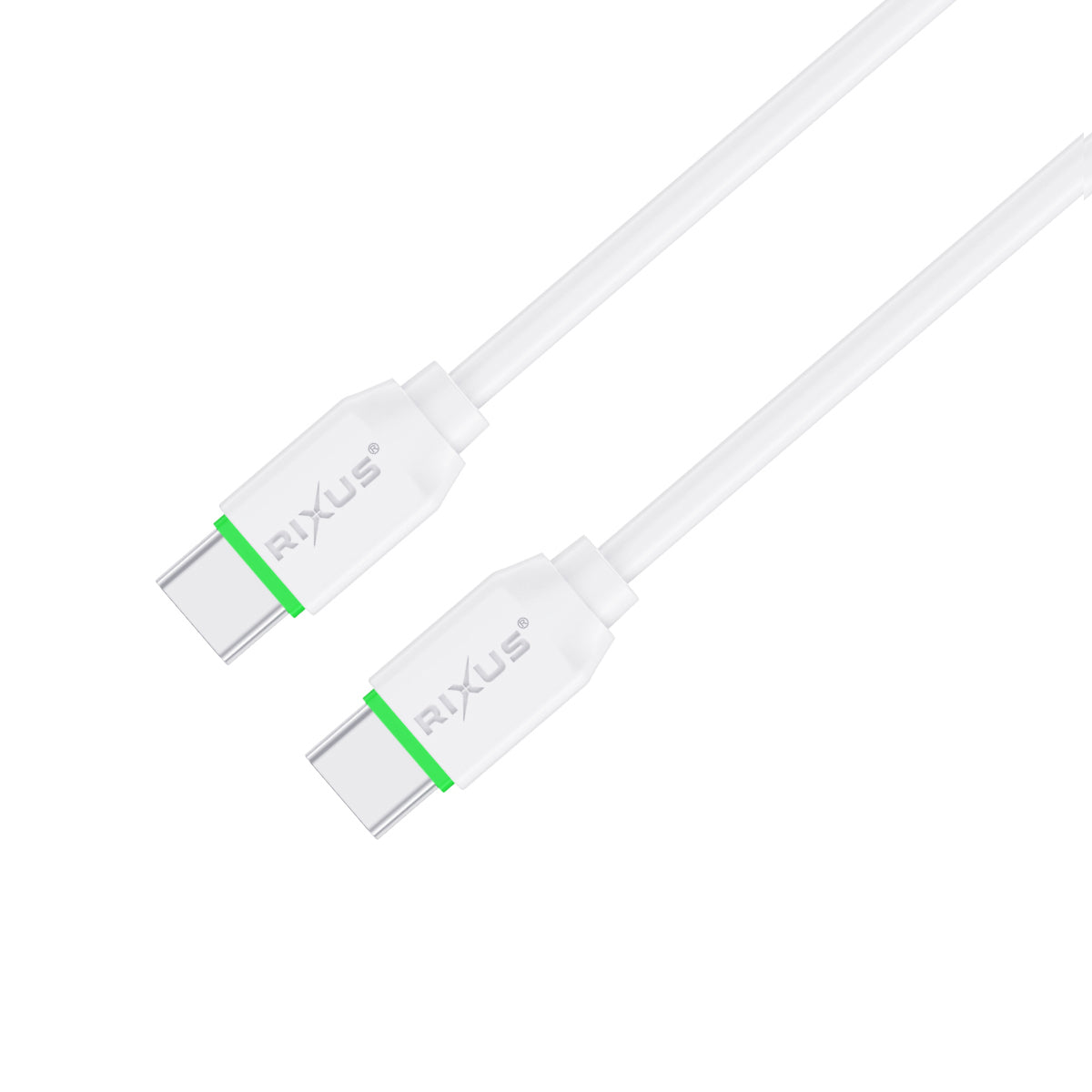 Rixus RX2016 Data Sync And Fast Charge Cable USB-C to USB-C 2m