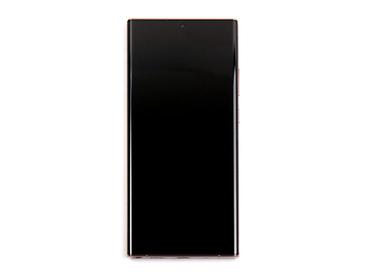 Samsung Galaxy Note 20 Ultra N985F, Ultra 5G N986B Display And Digitizer With Frame Mystic Bronze Service Pack