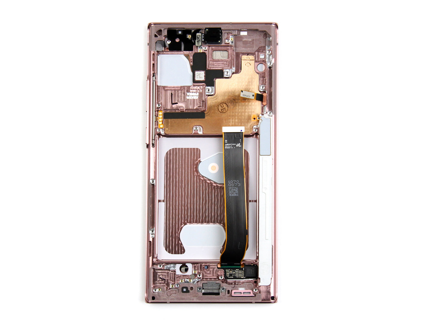Samsung Galaxy Note 20 Ultra N985F, Ultra 5G N986B Display And Digitizer With Frame Mystic Bronze Service Pack