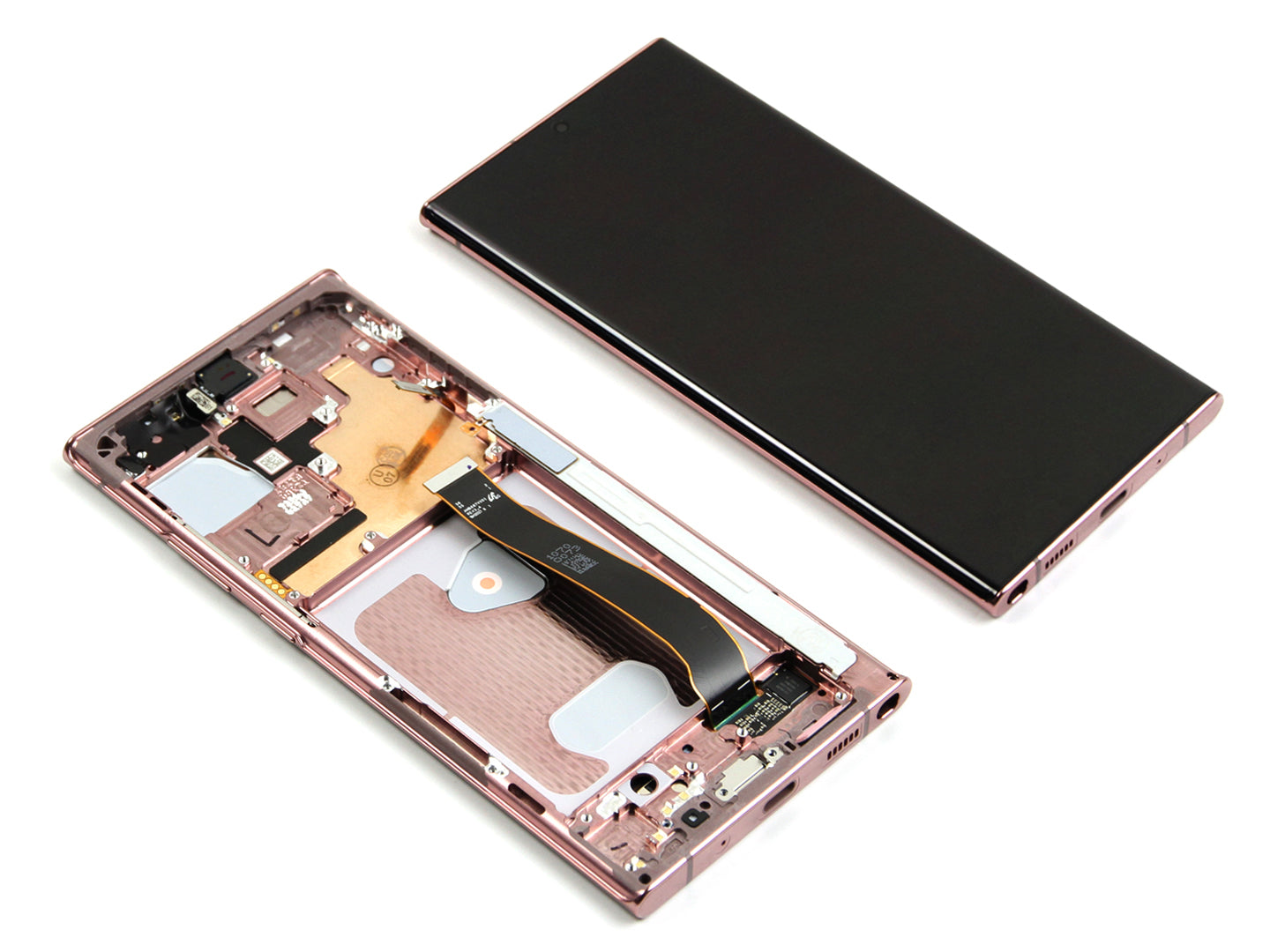 Samsung Galaxy Note 20 Ultra N985F, Ultra 5G N986B Display And Digitizer With Frame Mystic Bronze Service Pack