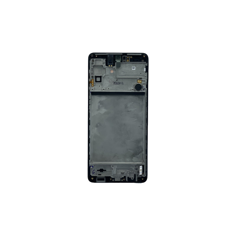 Samsung Galaxy M51 M515F Display And Digitizer With Frame Celestial Black Service Pack