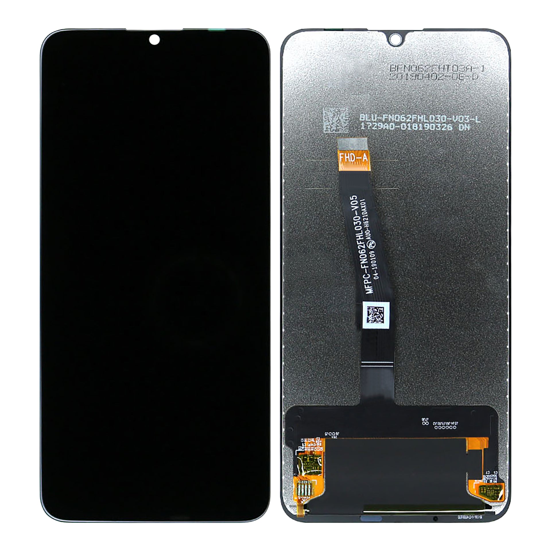 Huawei P Smart (2019, 2020), P Smart Plus (2019) Display And Digitizer Without Frame Black OEM