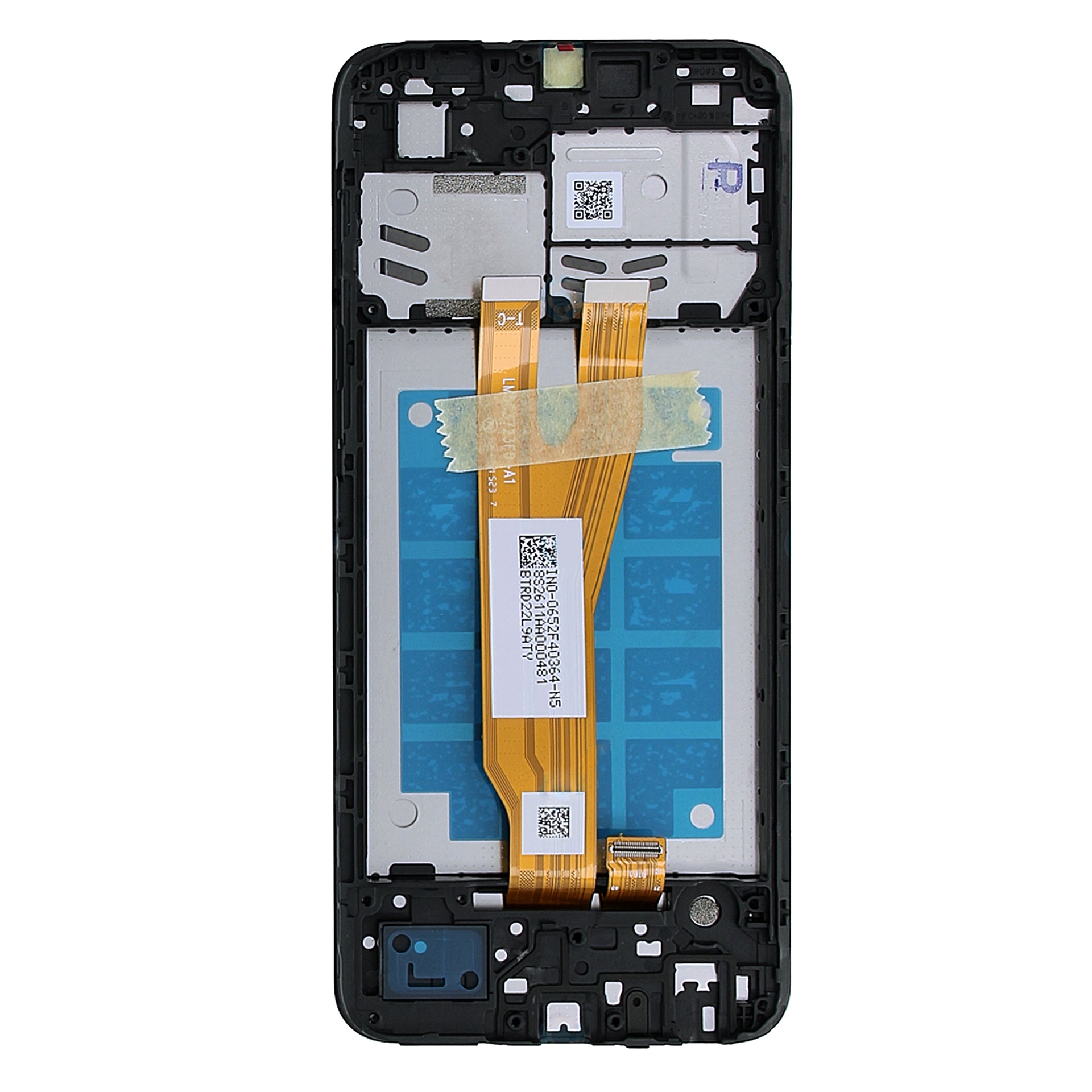 Samsung Galaxy A03 Core A032F Display And Digitizer With Frame Black Service Pack