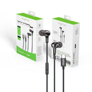 Rixus RXHD27C Stereo In-Ear USB-C Wired Earphone Black