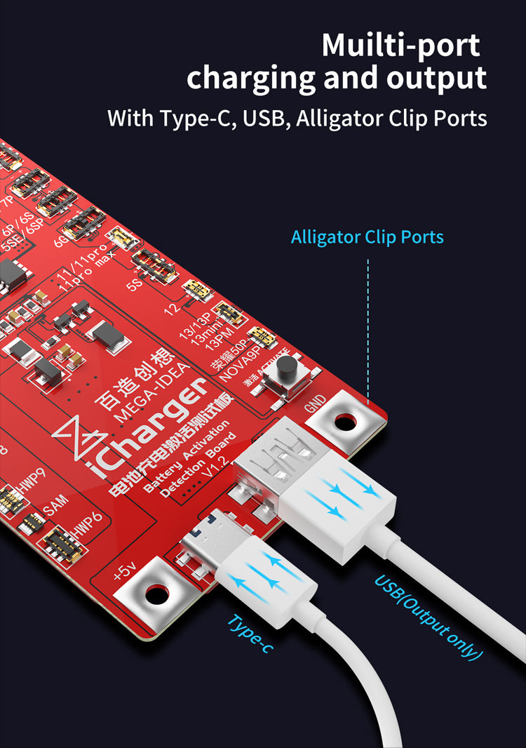 Qianli MEGA-IDEA iCharger 3.0 Battery Charge Activation Test Board