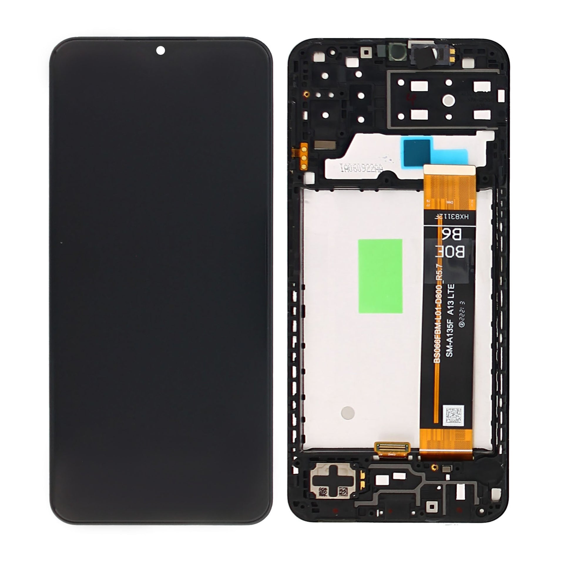 Samsung Galaxy A13 A135F Display And Digitizer With Frame Service Pack