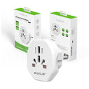 Rixus RXHC27 EU Travel Power Adapter White