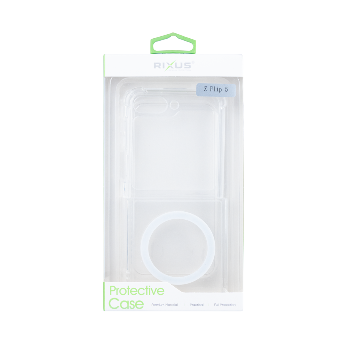 Rixus Clear Case With MagSafe Compatible For Samsung Galaxy Z Flip5