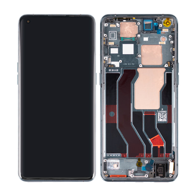 Oppo Find X3 Pro CPH2173 Display And Digitizer With Frame Gloss Black Original