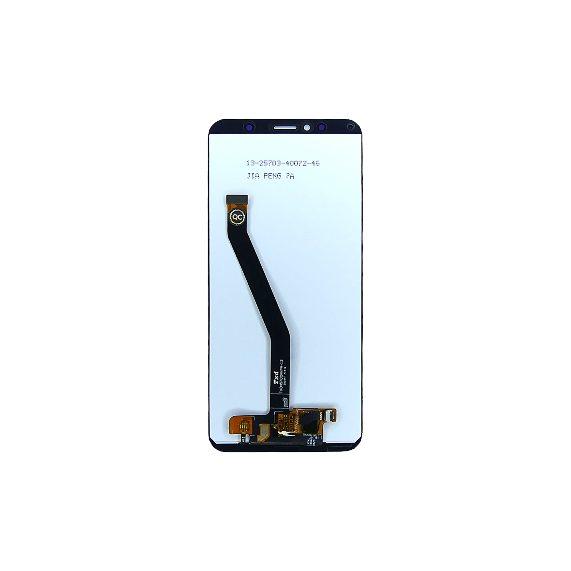 Huawei Honor 7A Display And Digitizer Without Frame Black OEM