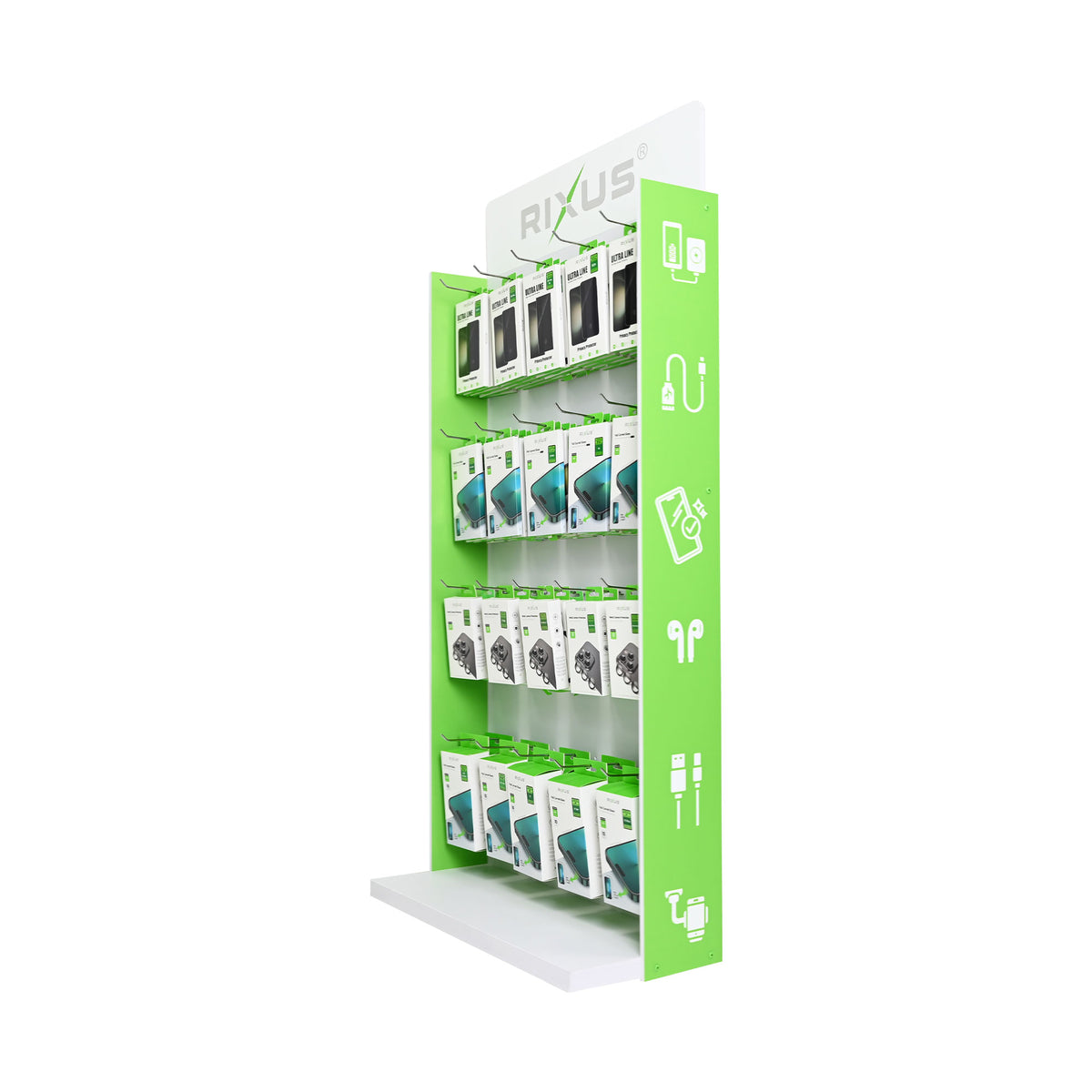 Rixus RXDP02 Single Sided Modular Display Stand (Self-Assembly)