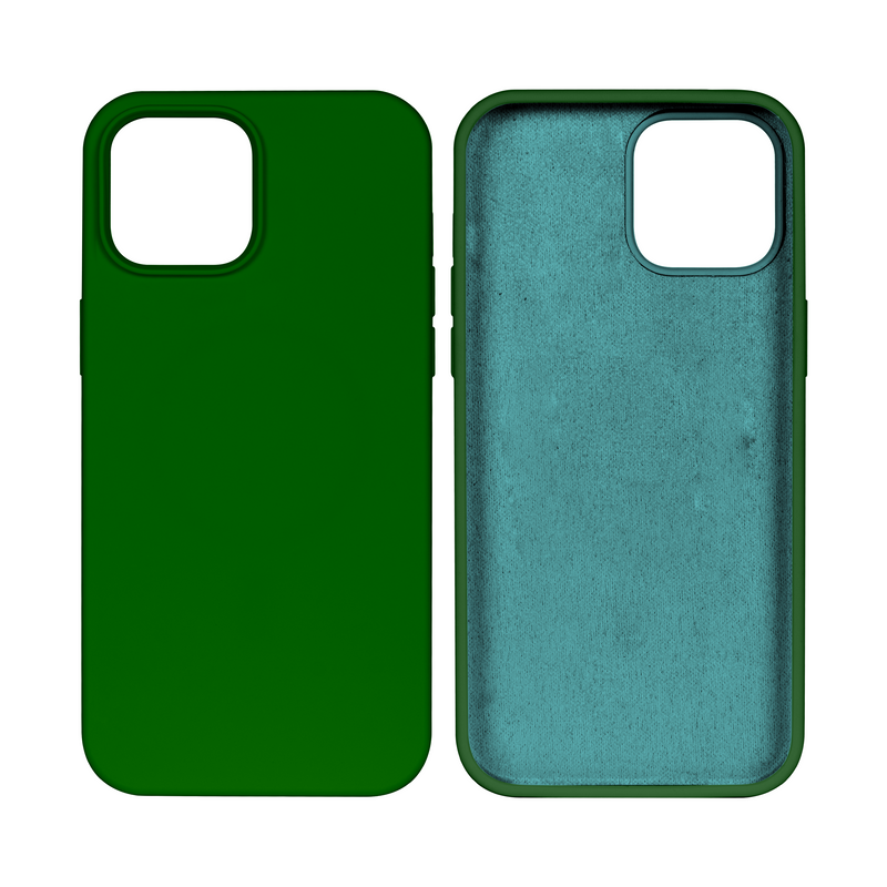 Rixus For iPhone 15 Soft TPU Phone Case Dark Green