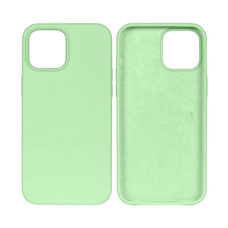 Rixus For iPhone 15 Pro Soft TPU Phone Case Matcha Green