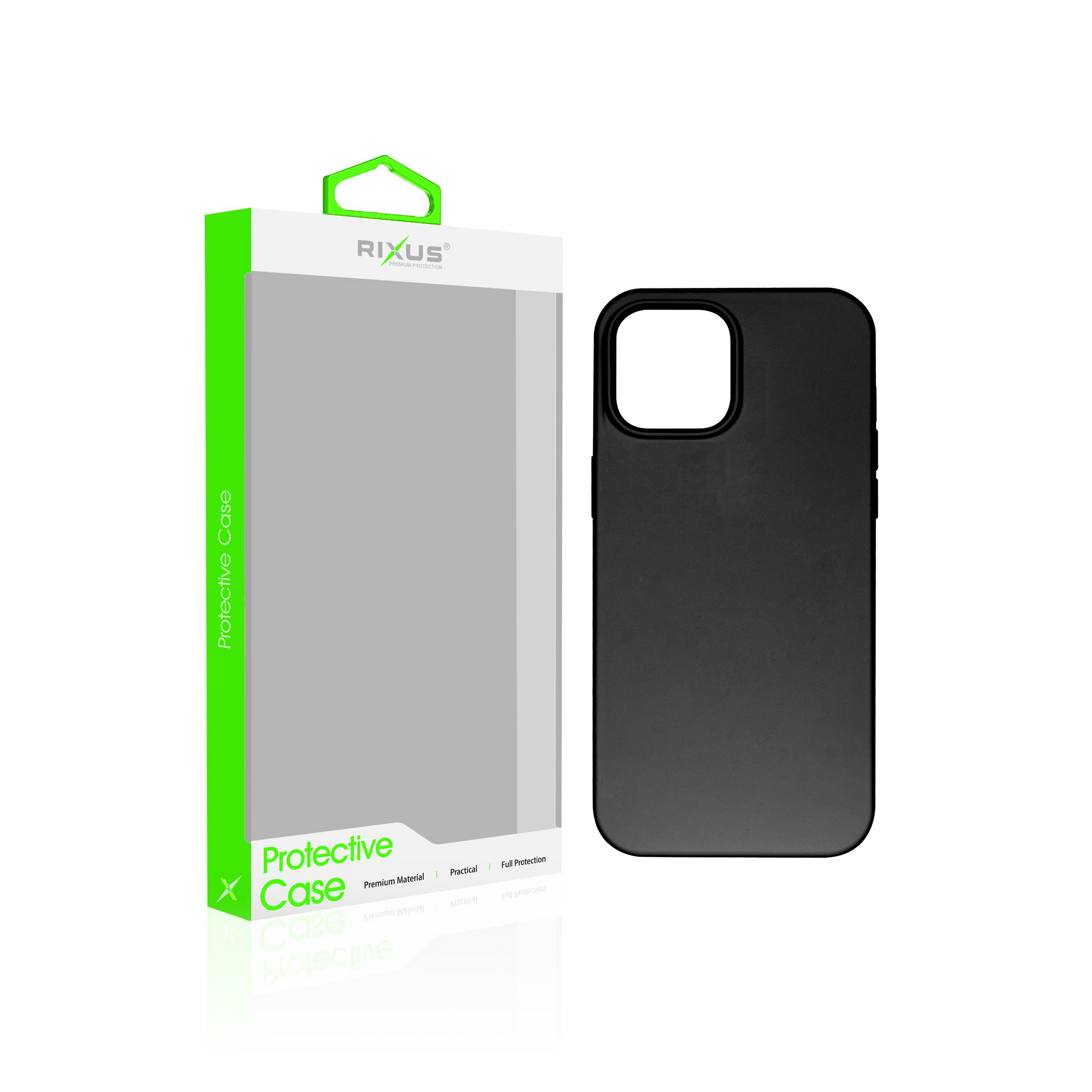 Rixus Soft TPU Phone Case For Apple iPhone 15 Pro Black