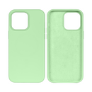 Rixus For iPhone 15 Pro Max Soft TPU Phone Case Matcha Green
