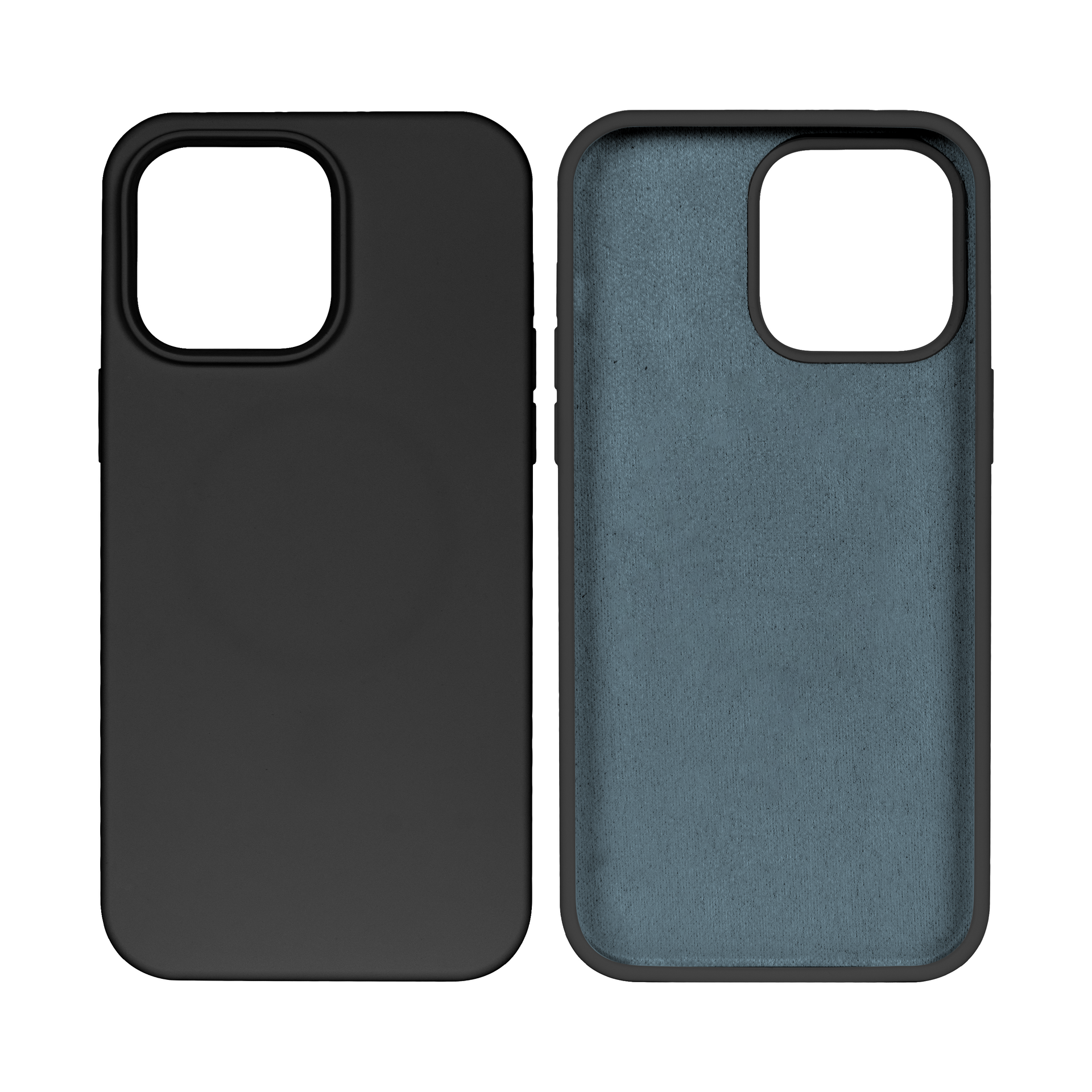 Rixus Soft TPU Phone Case For Apple iPhone 15 Pro Max Black