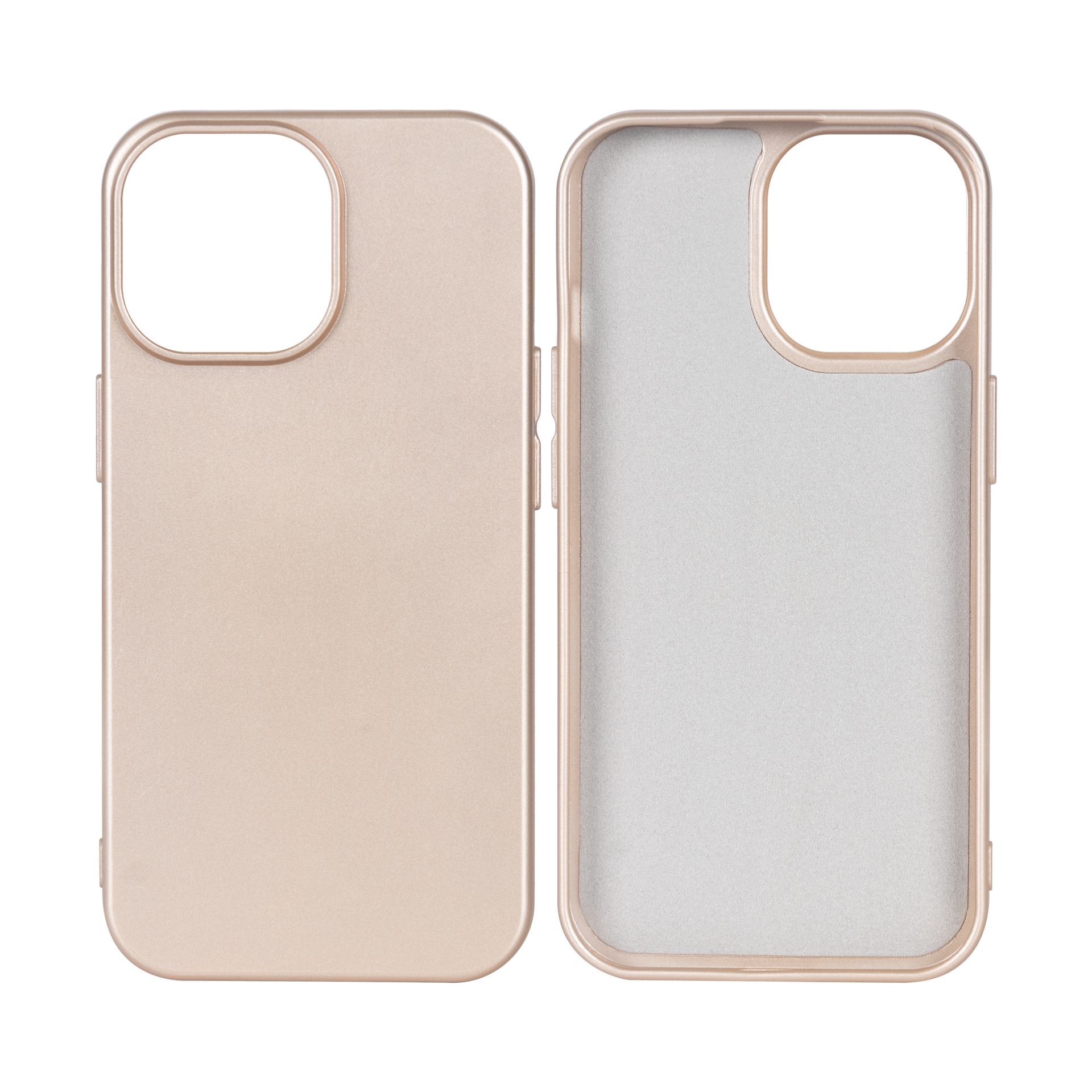 Rixus Soft TPU Phone Case For Apple iPhone 15 Pro Max Gold