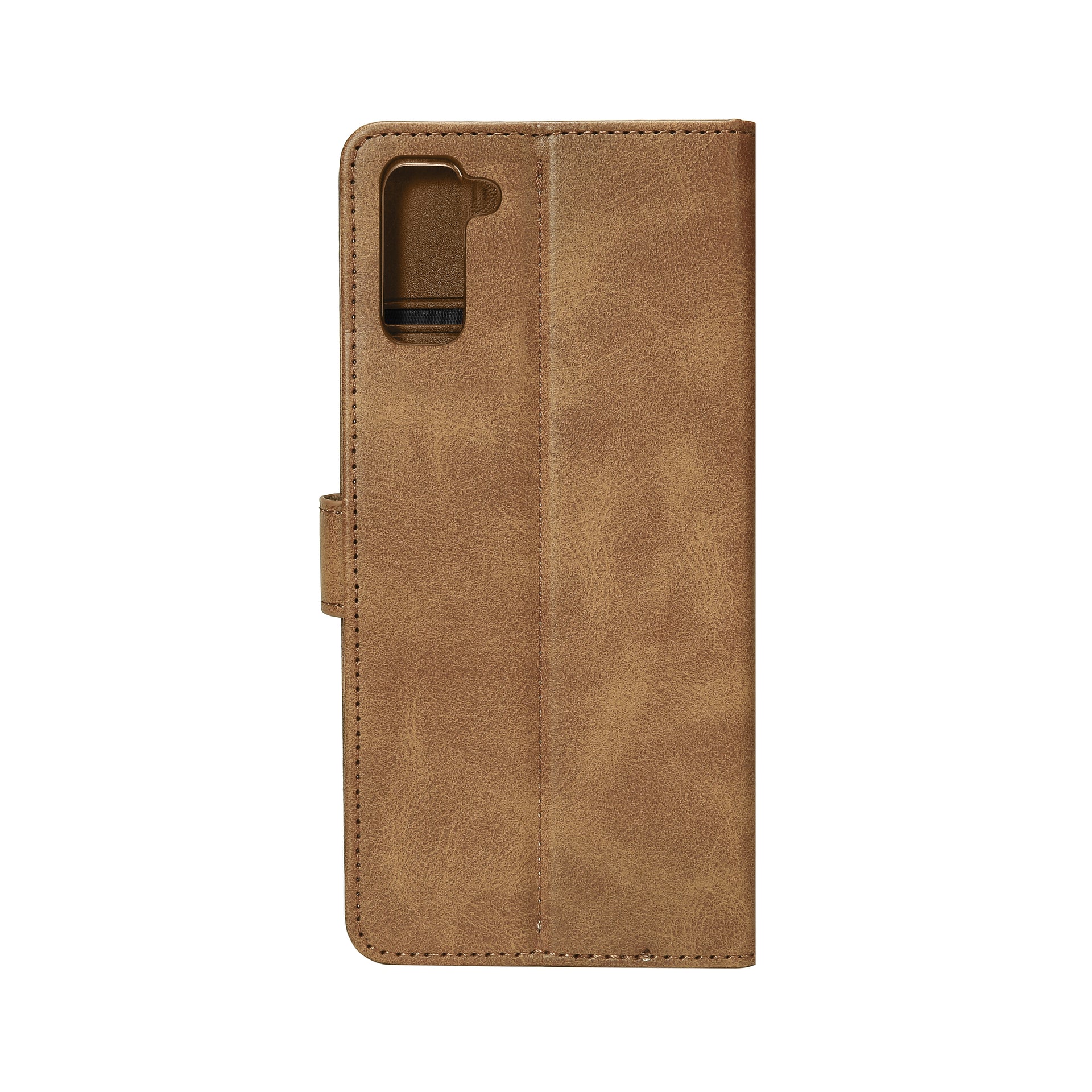 Rixus Bookcase For Samsung Galaxy S21 Light Brown