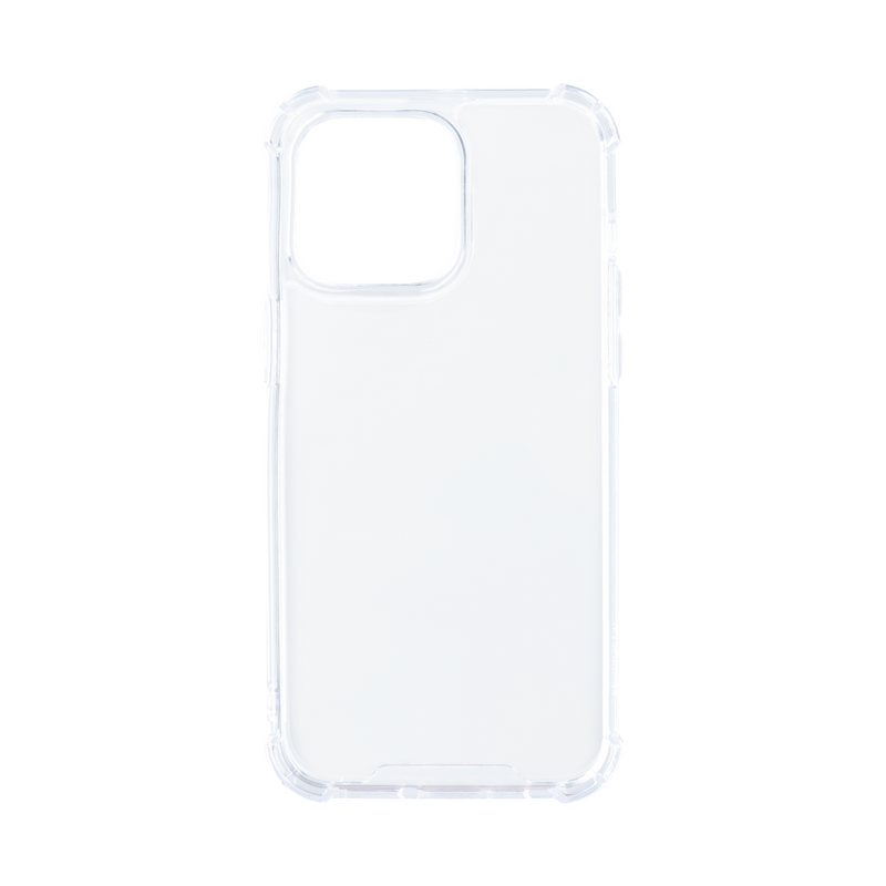 Rixus For iPhone 15 Pro Anti-Burst Case Transparent