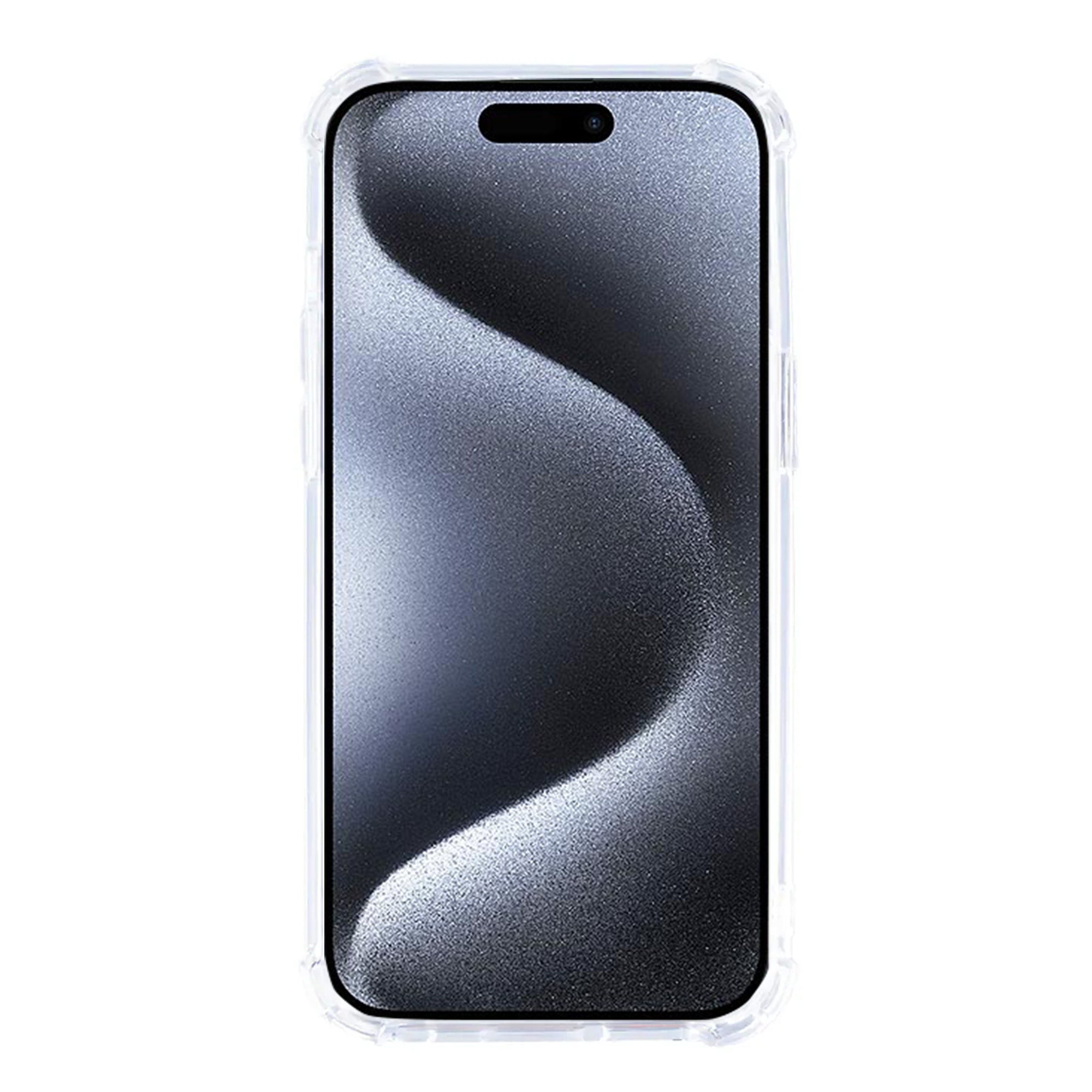 Rixus Anti-Burst Case For Apple iPhone 15 Pro Transparent