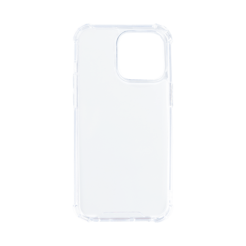 Rixus For iPhone 15 Pro Anti-Burst Case Transparent