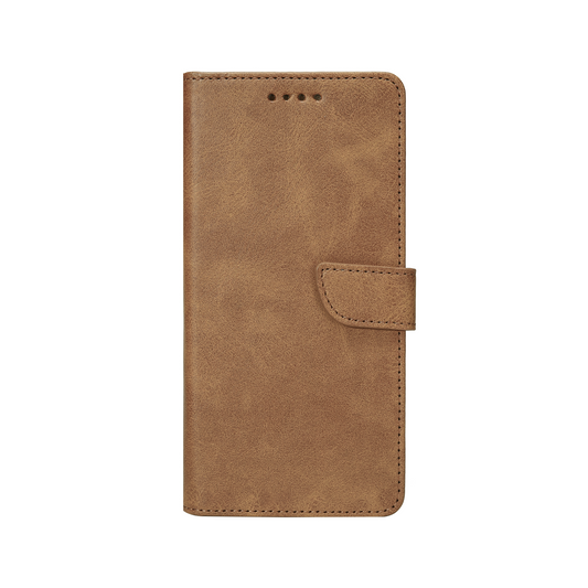 Rixus Bookcase For Samsung Galaxy A04e Brown