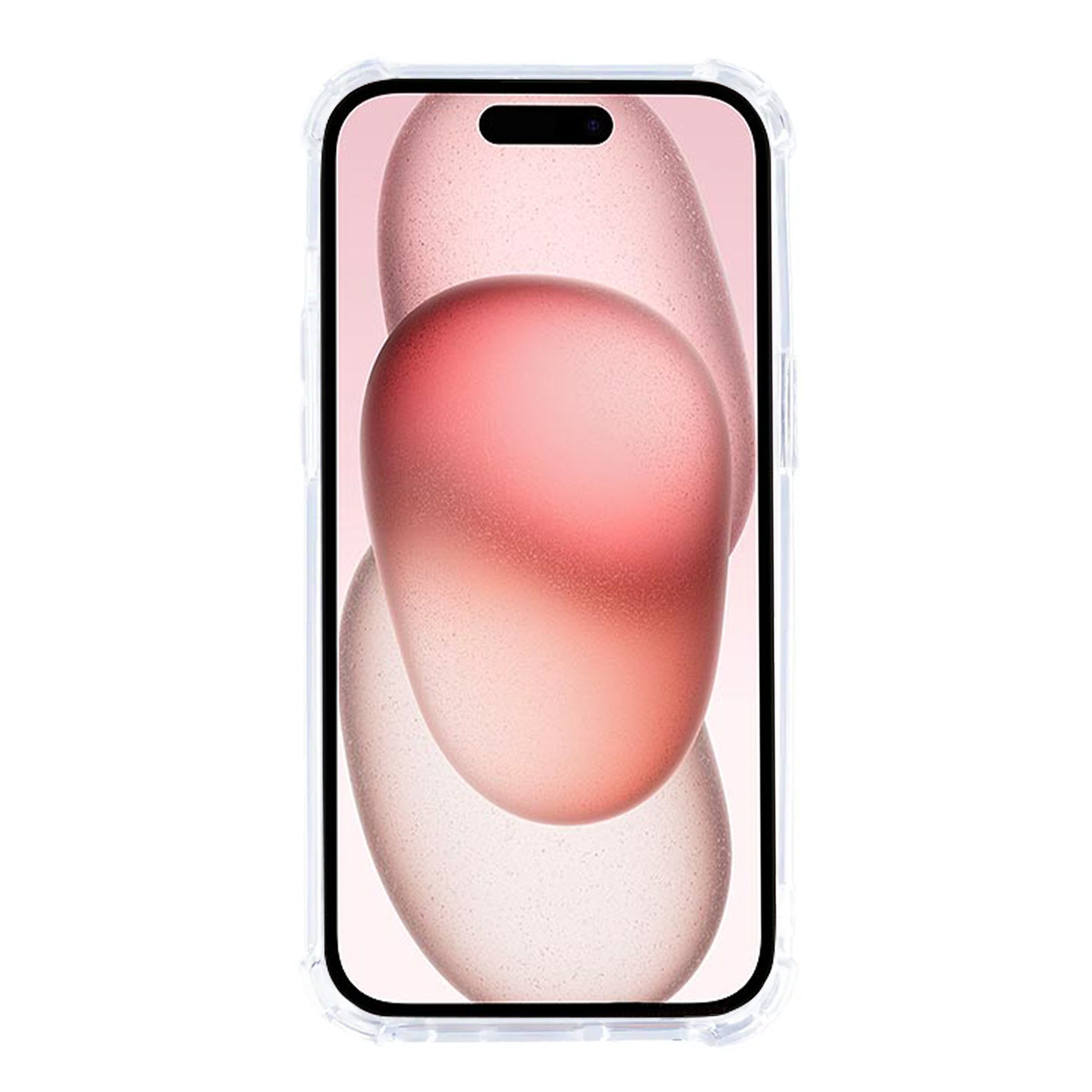 Rixus Anti-Burst Case For Apple iPhone 15 Plus Transparent