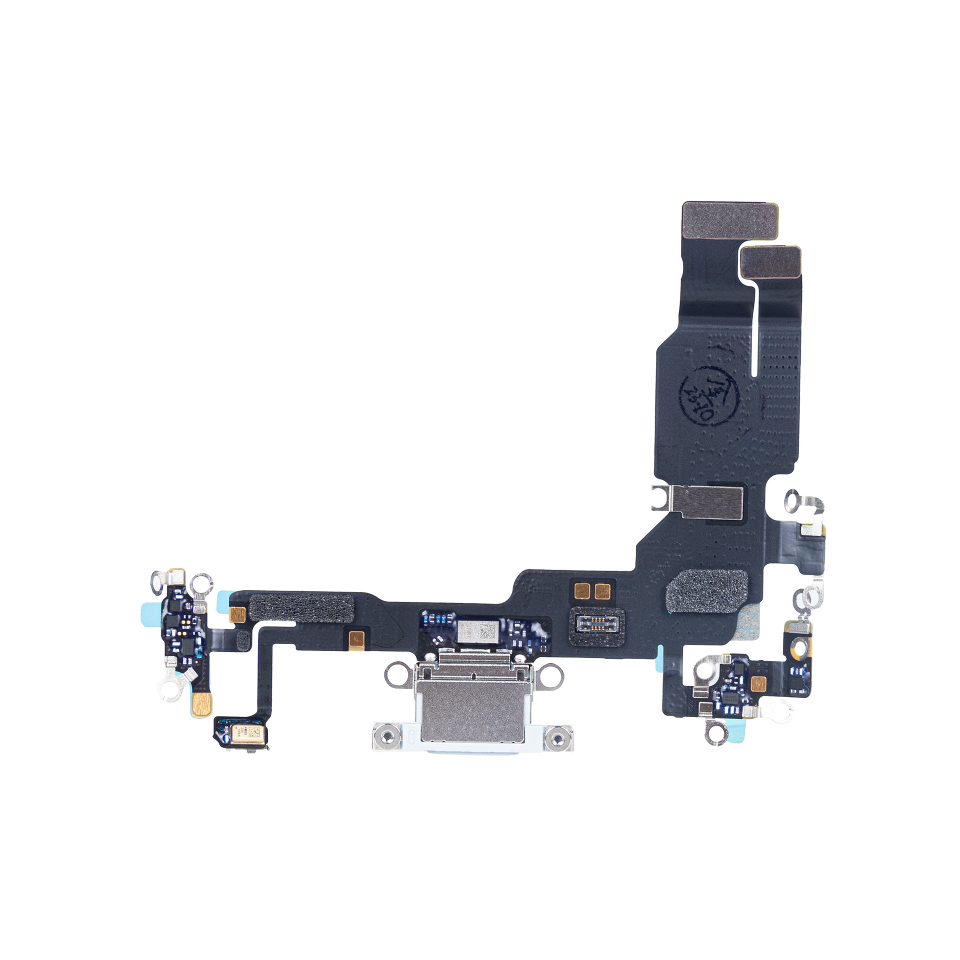 For Apple iPhone 15 System Charging Flex Blue Pulled