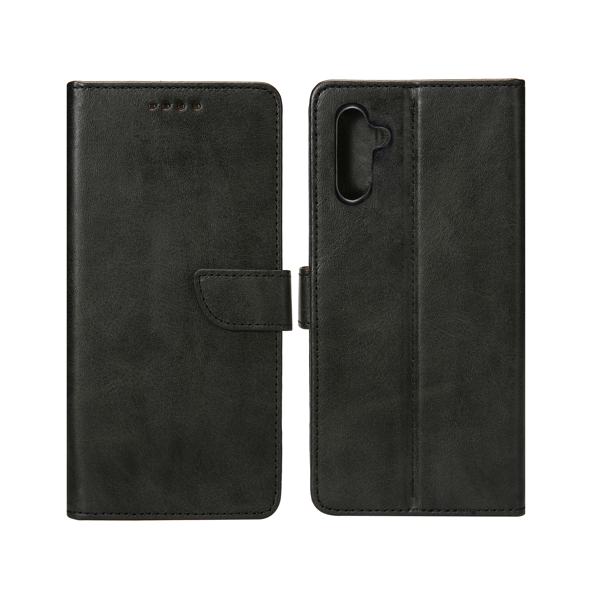 Rixus Bookcase For Samsung Galaxy A24 4G Black