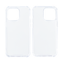 Rixus Anti-Burst Case For Apple iPhone 15 Pro Max Transparent