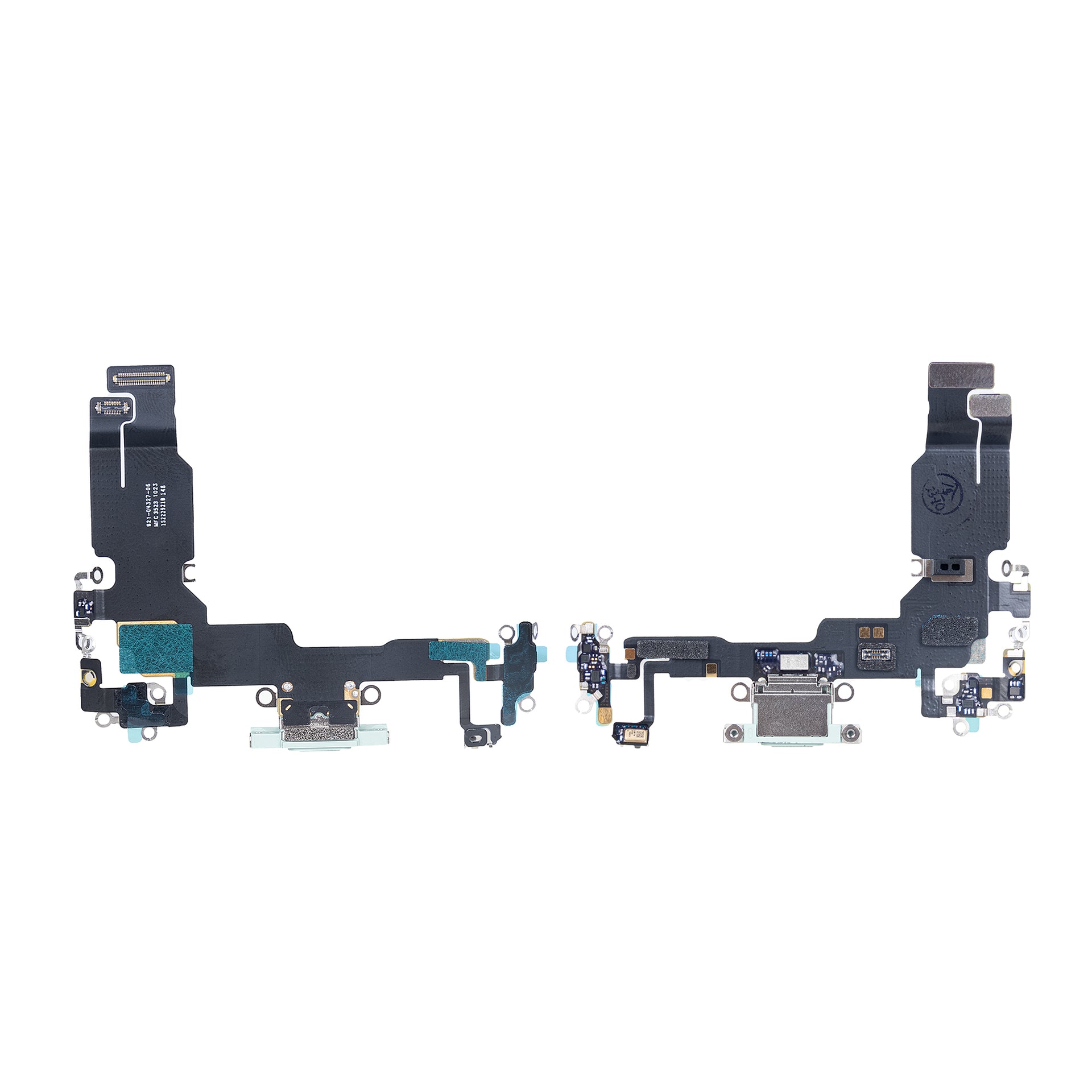For Apple iPhone 15 System Charging Flex Green Pulled