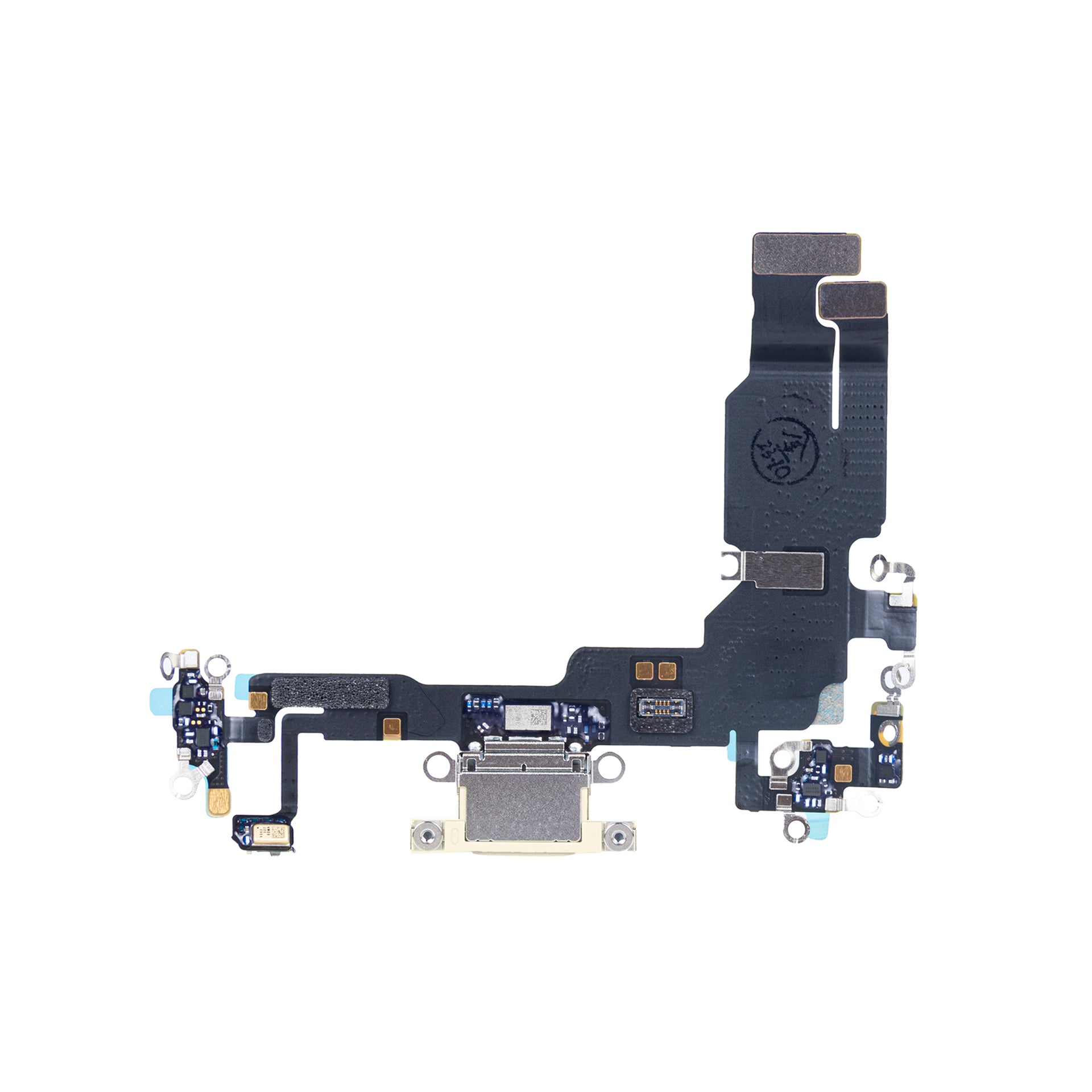 For Apple iPhone 15 System Charging Flex Yellow Pulled