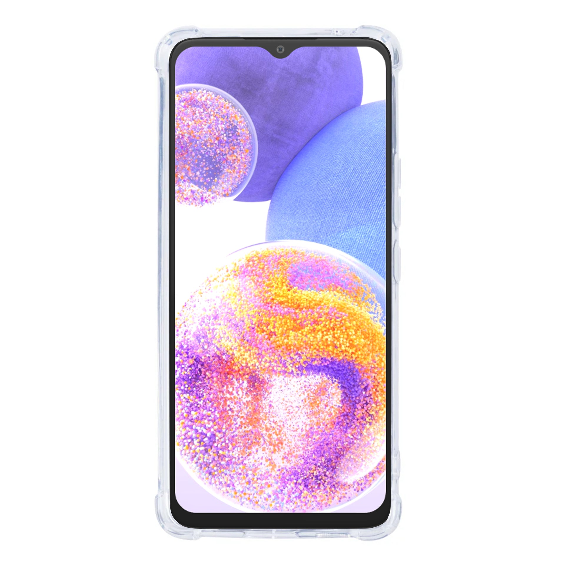 Rixus Anti-Burst Case For Samsung Galaxy A23 Transparent